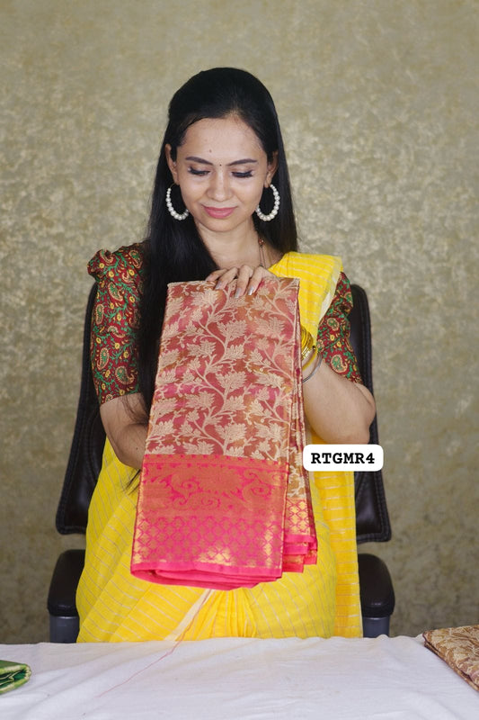 Kanchi semi silk saree at offer price ❌