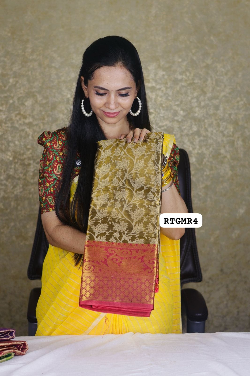 Kanchi semi silk saree at offer price ❌