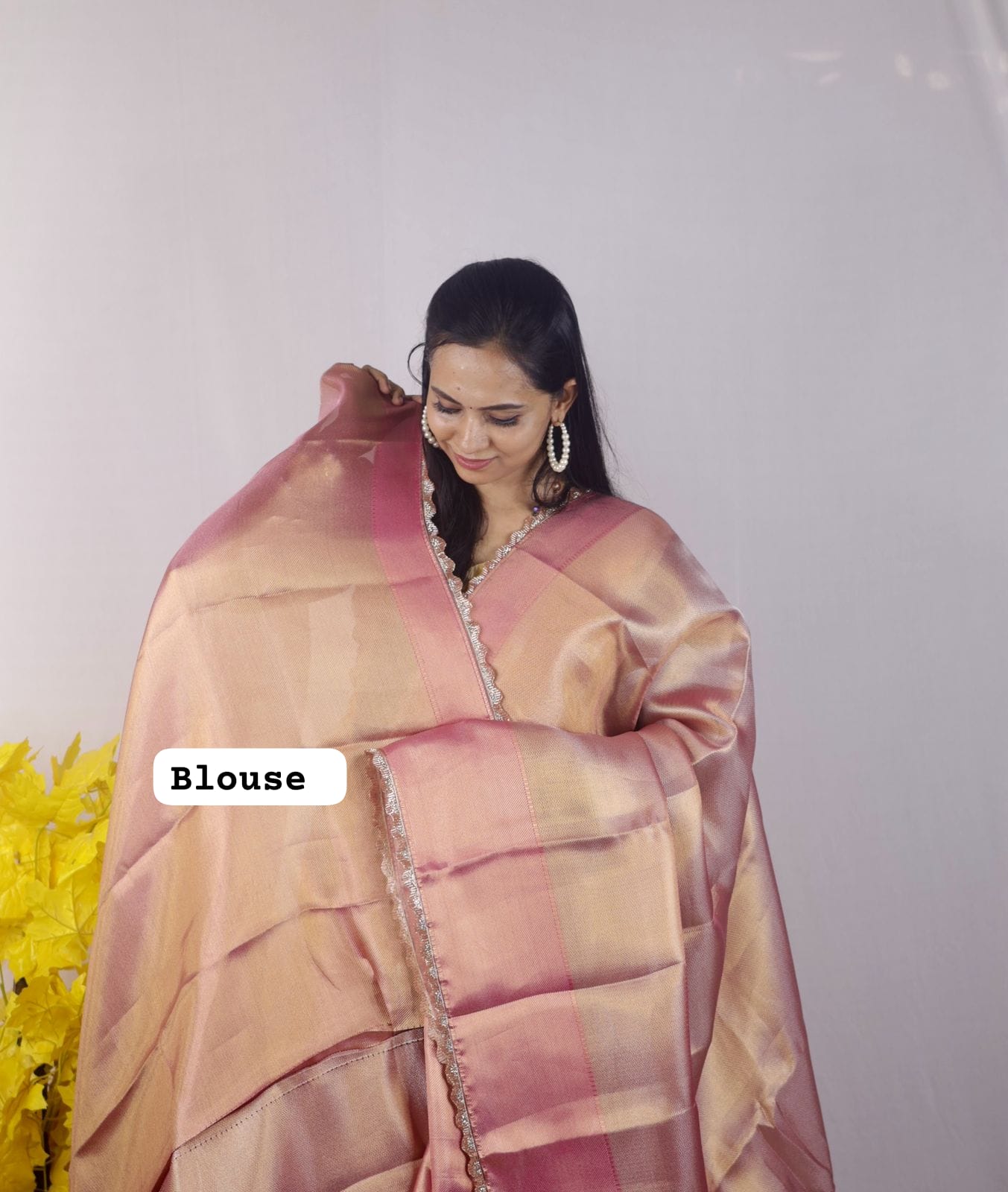 Jothika saree with lace border🥳