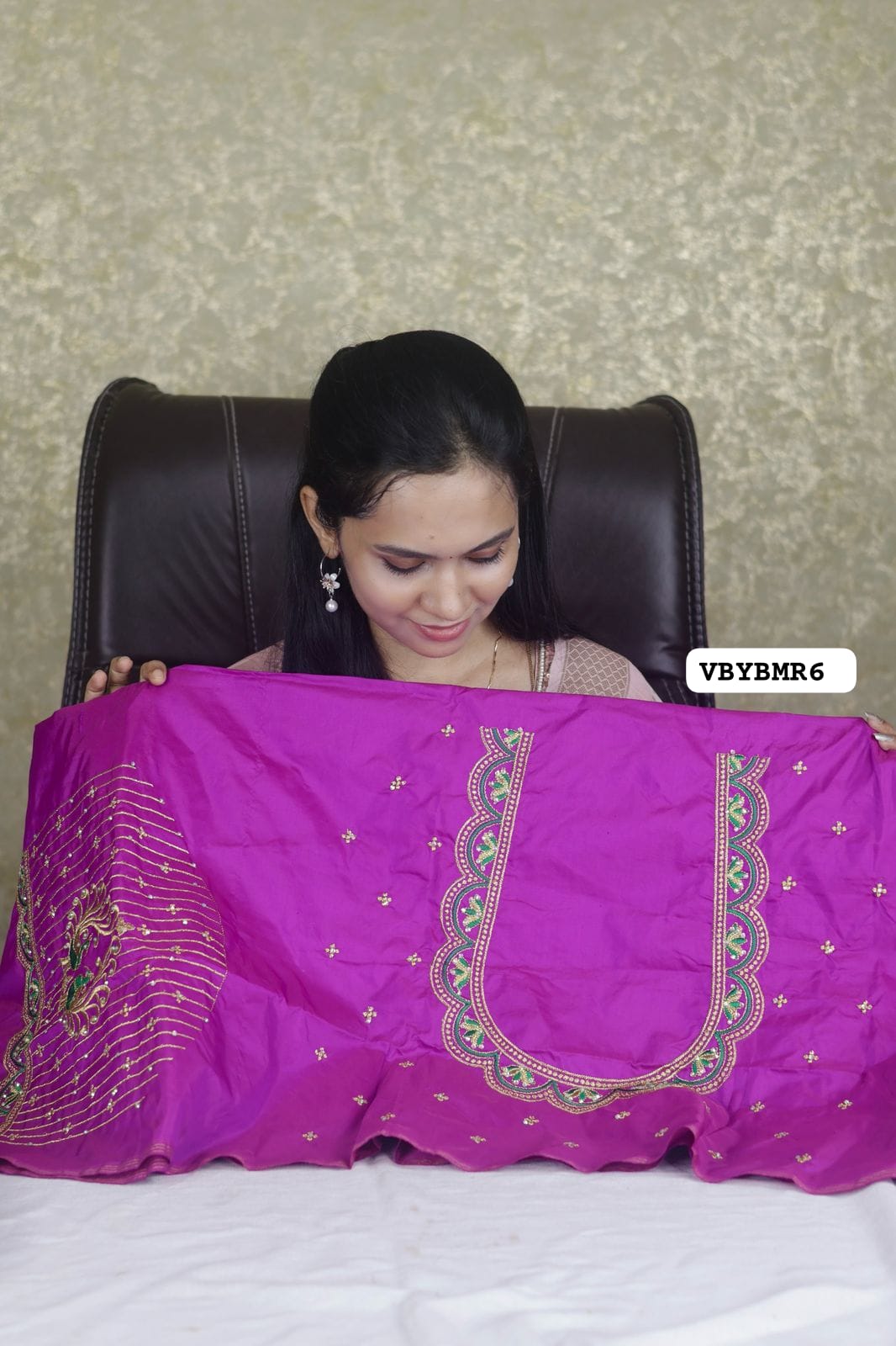 Combo offer 😍  Golden soft tissue saree + work blouse