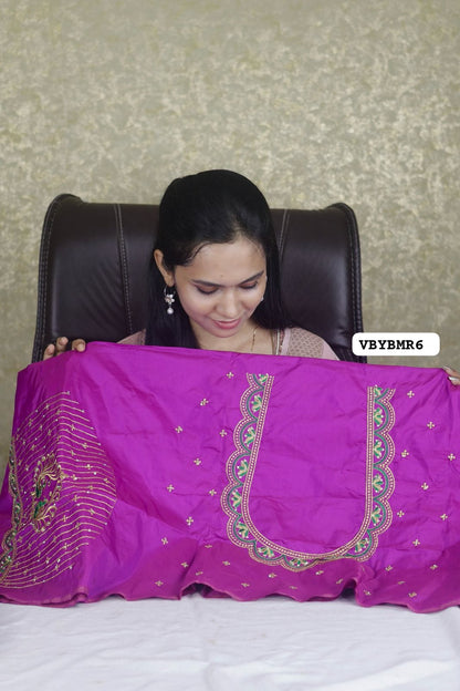 Combo offer 😍  Golden soft tissue saree + work blouse