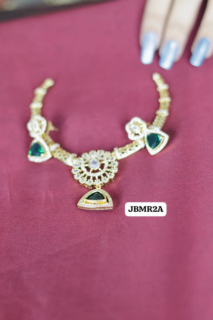 Manju warrior inspired stone jwel set with chain 🥳