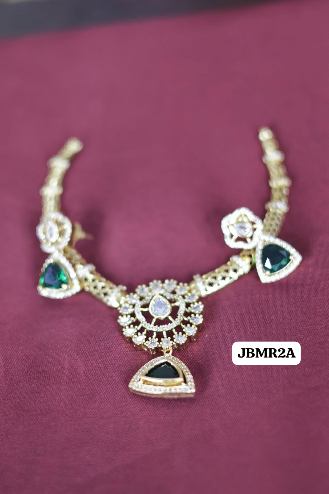 Manju warrior inspired stone jwel set with chain 🥳