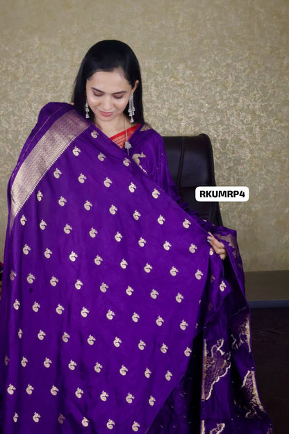 Pichwai semi soft silk saree 🤗