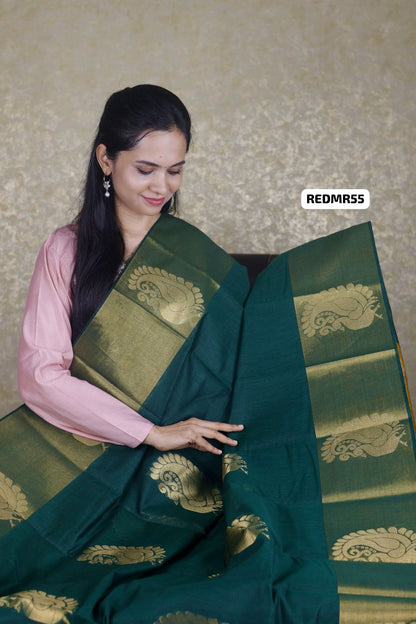 Premium quality silk cotton saree 🥳
