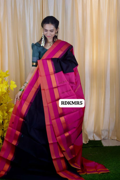 Silk cotton saree with trending color prebook 🥳✅