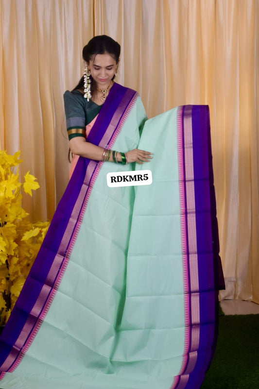 Silk cotton saree with trending color prebook 🥳
