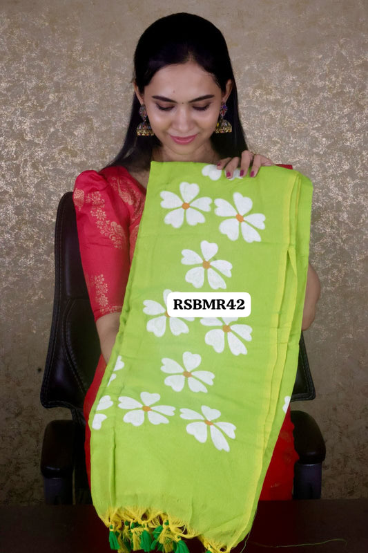 Khadhi cotton saree with running blouse 🥳