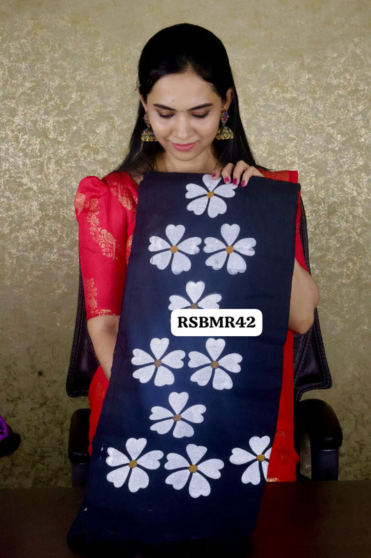 Khadhi cotton saree with running blouse 😍