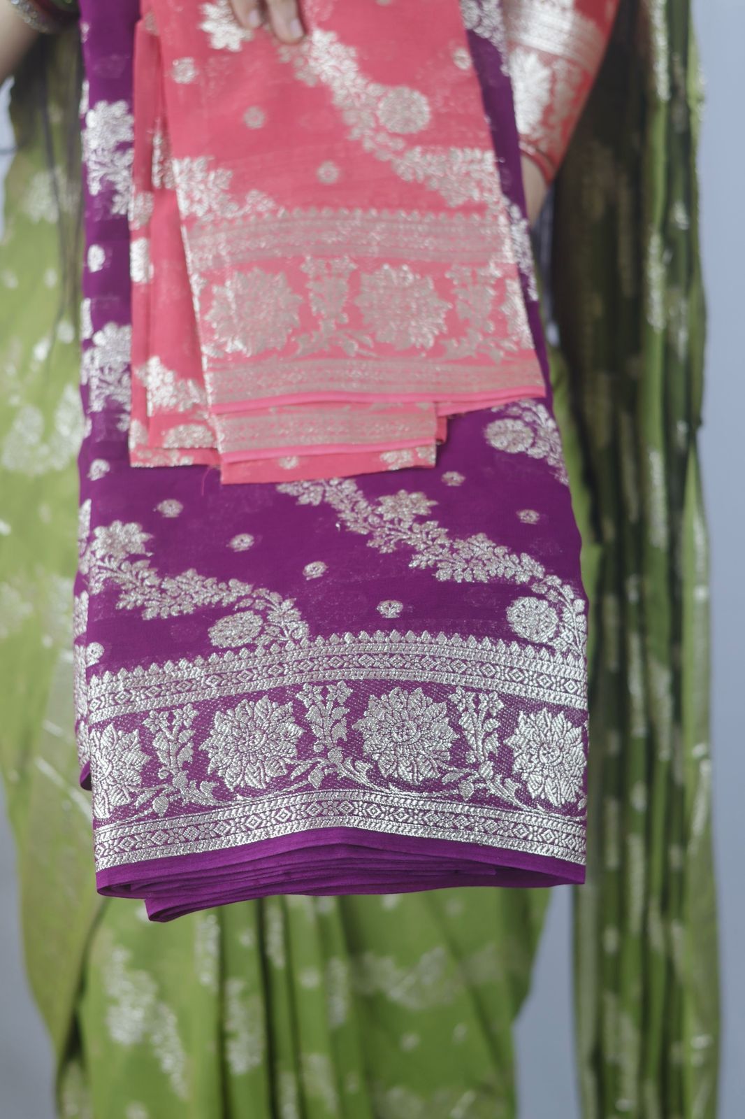 Viscose georgete sareee prebook 🥳