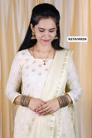 Unstirched MERCERISED SILK COTTON SALWAR SET 🥳