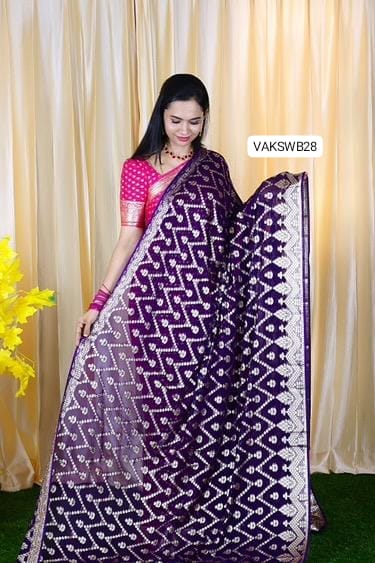 viscose georgette sarees with unique color combo🥳
