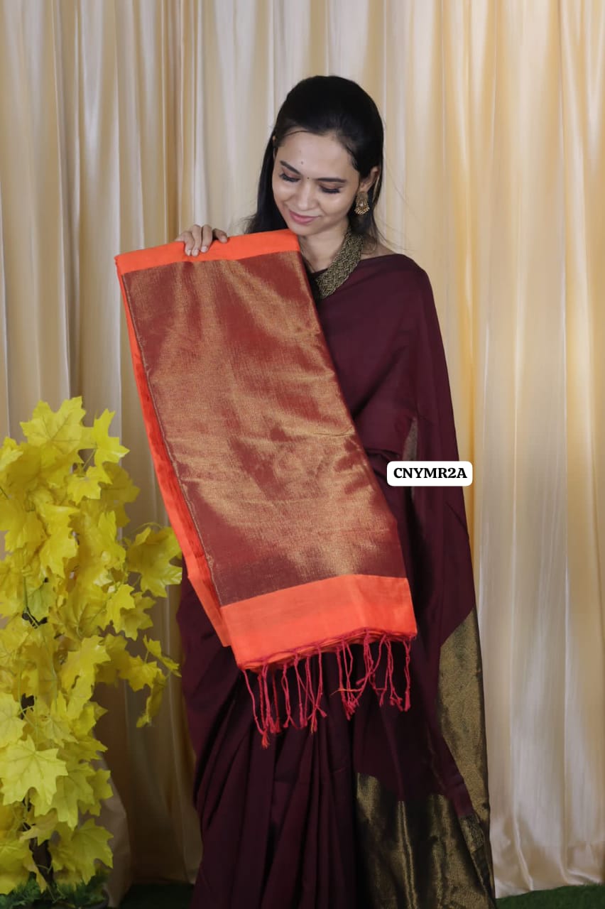 Nayanthara inspired premium kadhi cotton sarees 🥳