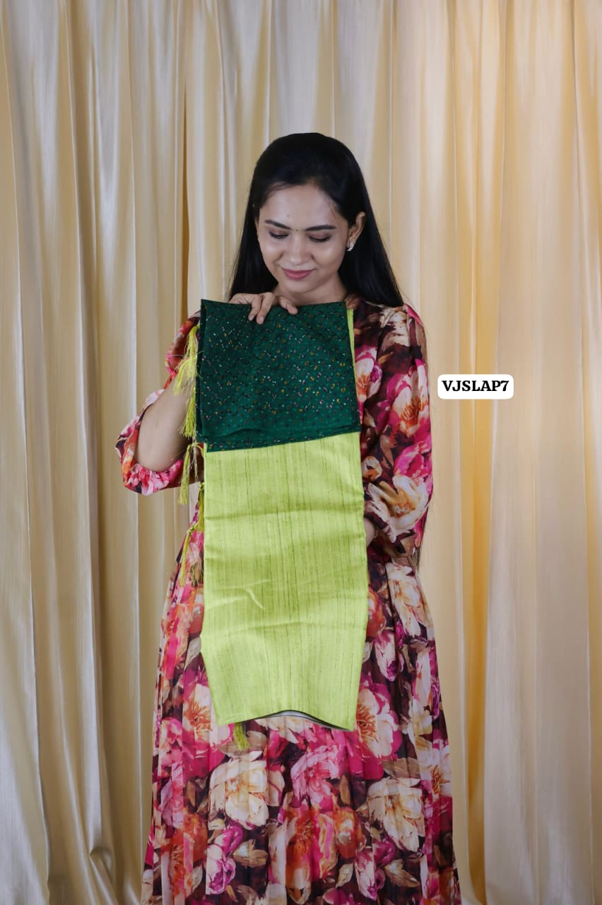 Aadi offer🤩Soft smooth cotton silk feel in moonga tussar silk 🤗