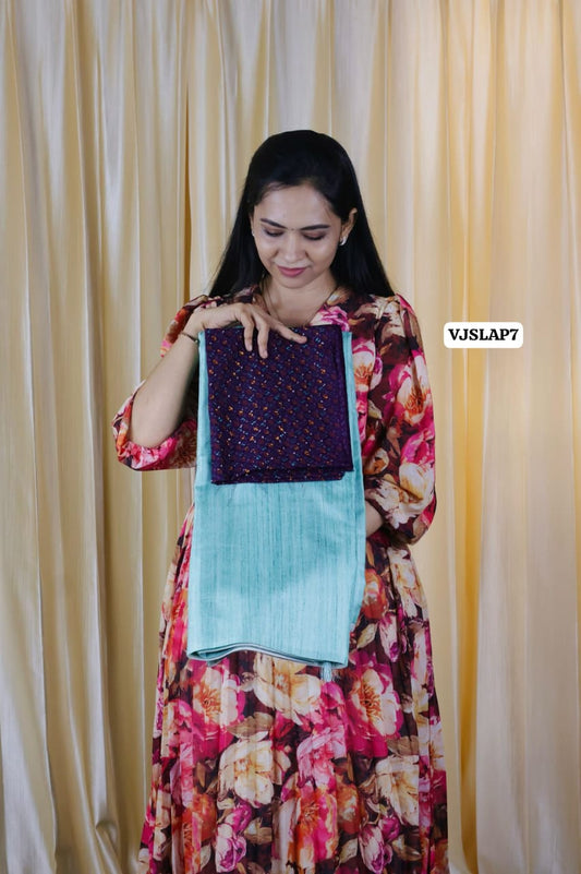 Soft smooth cotton silk feel in moonga tussar silk  ❌