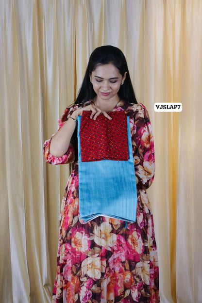 Soft smooth cotton silk feel in moonga tussar silk ❌