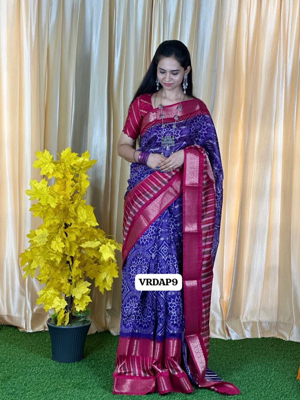 Bhandhini design  Dola silk saree❌