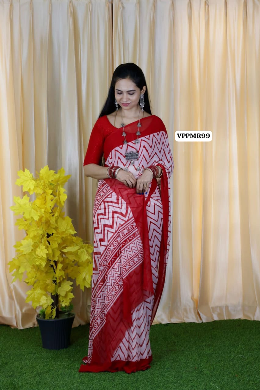 premium soft georgette saree for daily wear🥳