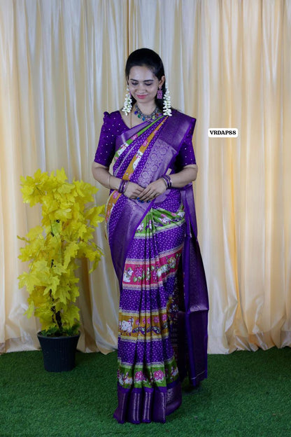 New design daily wear semi dola silk saree with zari weaving❌❌ SOLD
