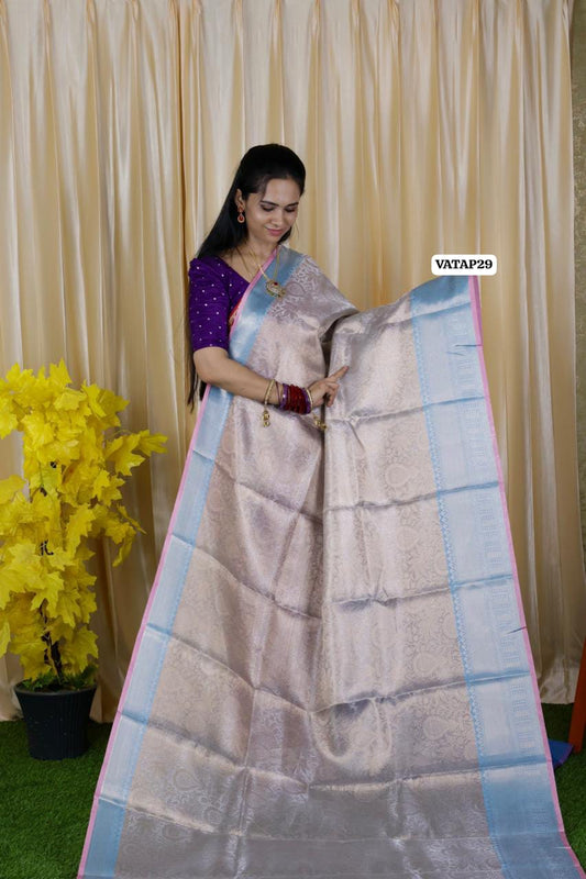 Katan semi silk saree 🥳