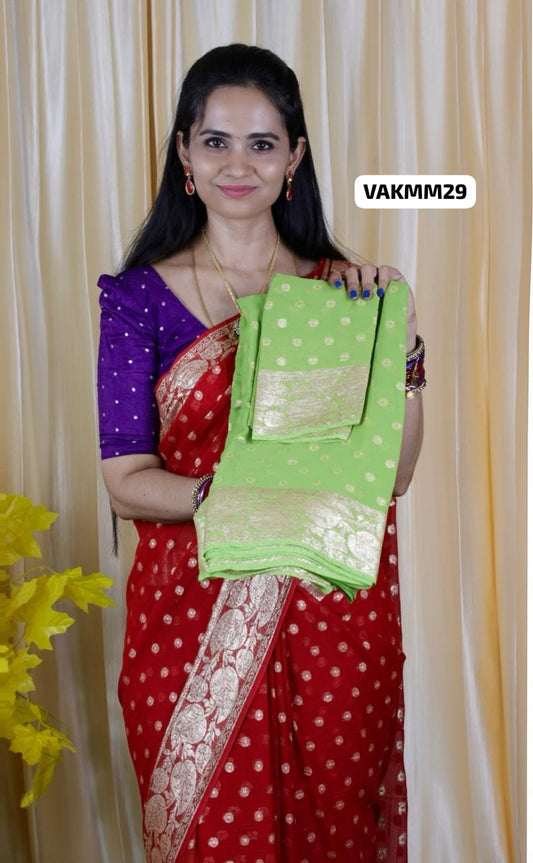 Viscose georgette saree 🥳