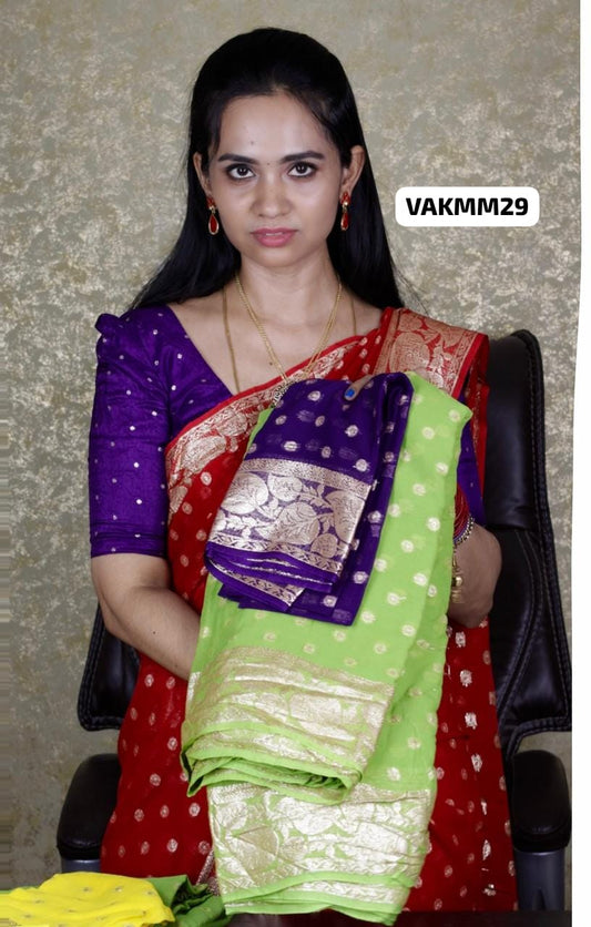 Viscose georgette saree🥳