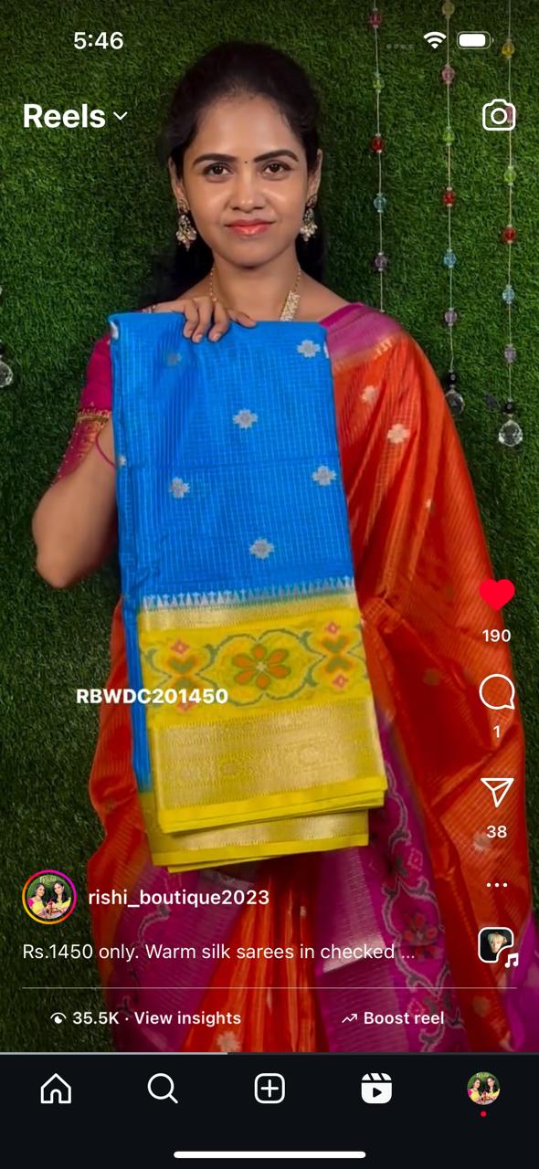 Warm silk sarees prebook 🥳
