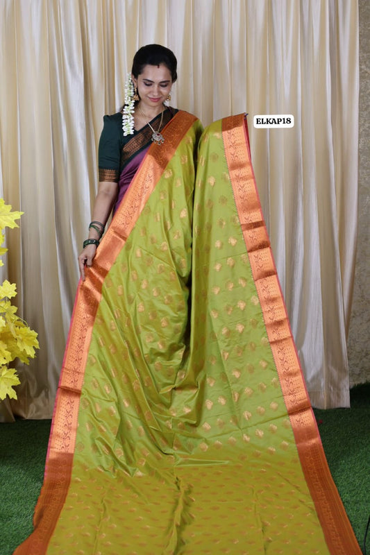 Kanchi semi soft silk saree🥳😍