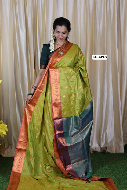 Kanchi semi soft silk saree🥳😍