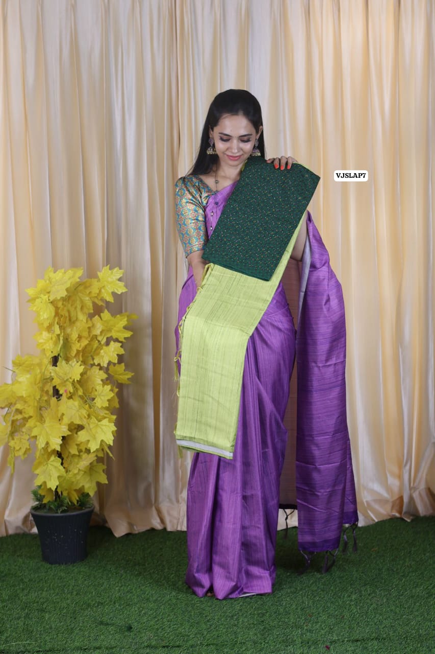 Aadi offer🤩Soft smooth cotton silk feel in moonga tussar silk 🤗