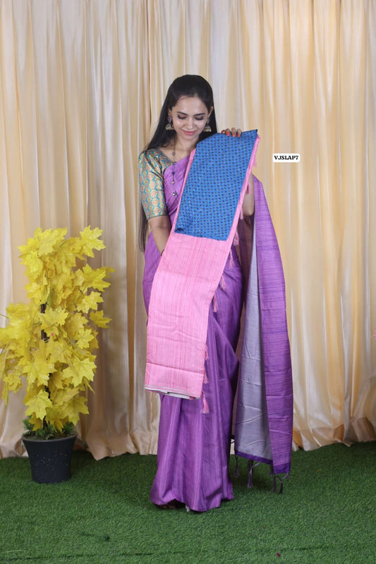 Aadi offer 🤩Soft smooth cotton silk feel in moonga tussar silk 🤗