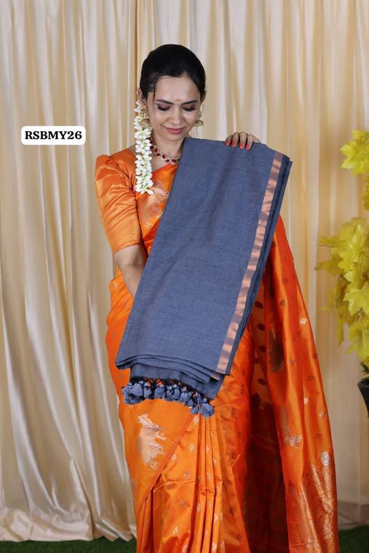 Khadhi cotton saree 🥳