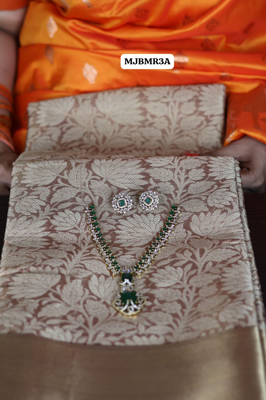 Nita Ambani inspired stone jwellery with back chain❌