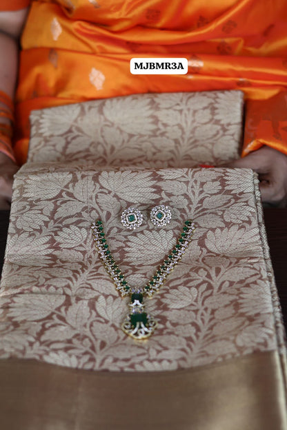 Nita Ambani inspired stone jwellery with back chain❌
