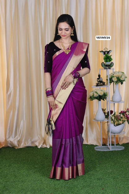 Semi soft katan raveena tandon inspired saree 🥳