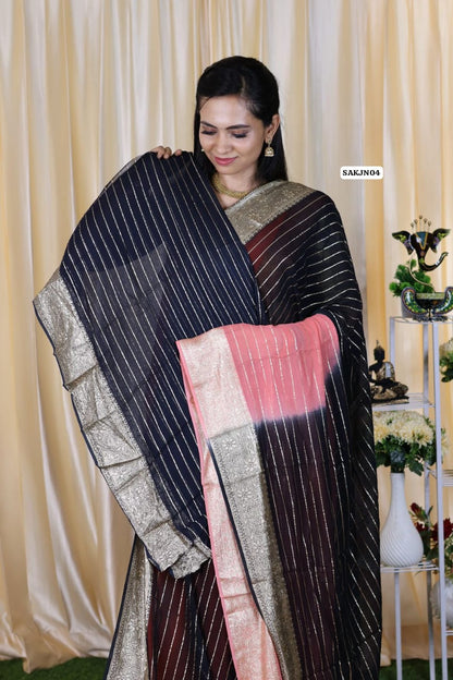 Viscose Georgette saree🥳