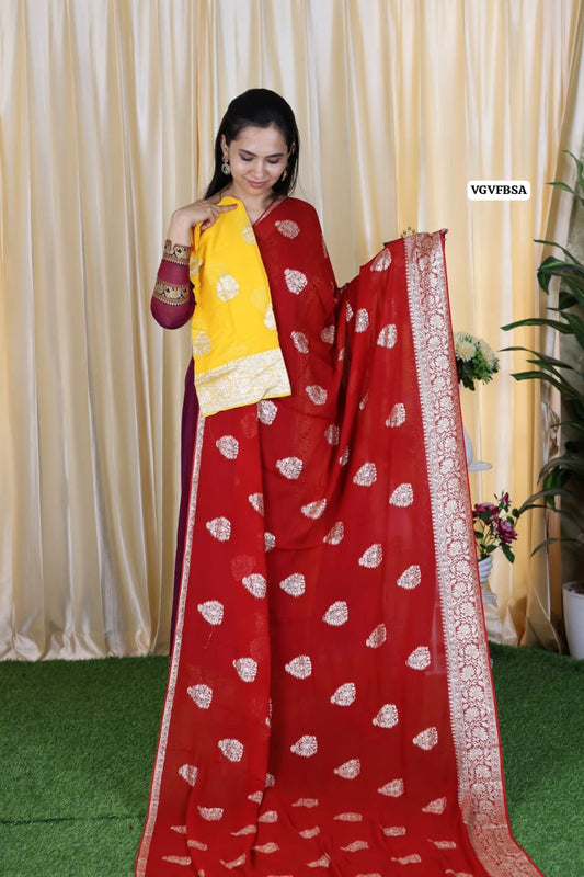 Georgette saree 🥳