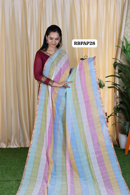 Handloom Kadhi Cotton Saree with Running Blouse  🥳