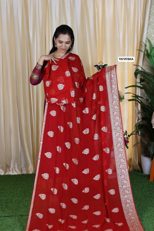 Georgette saree prebook 🥳