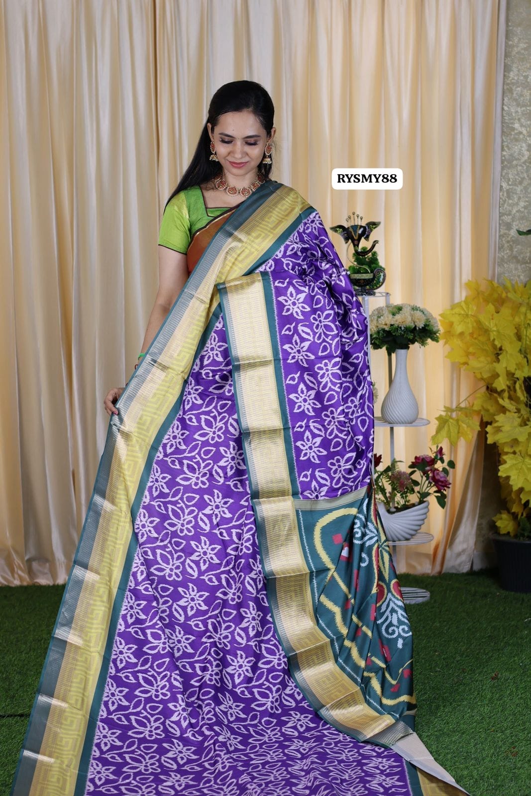 Ikkart soft silk saree 😍🥳