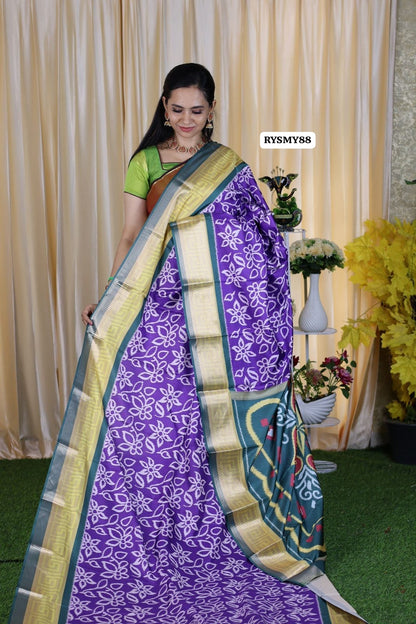Ikkart soft silk saree 😍🥳