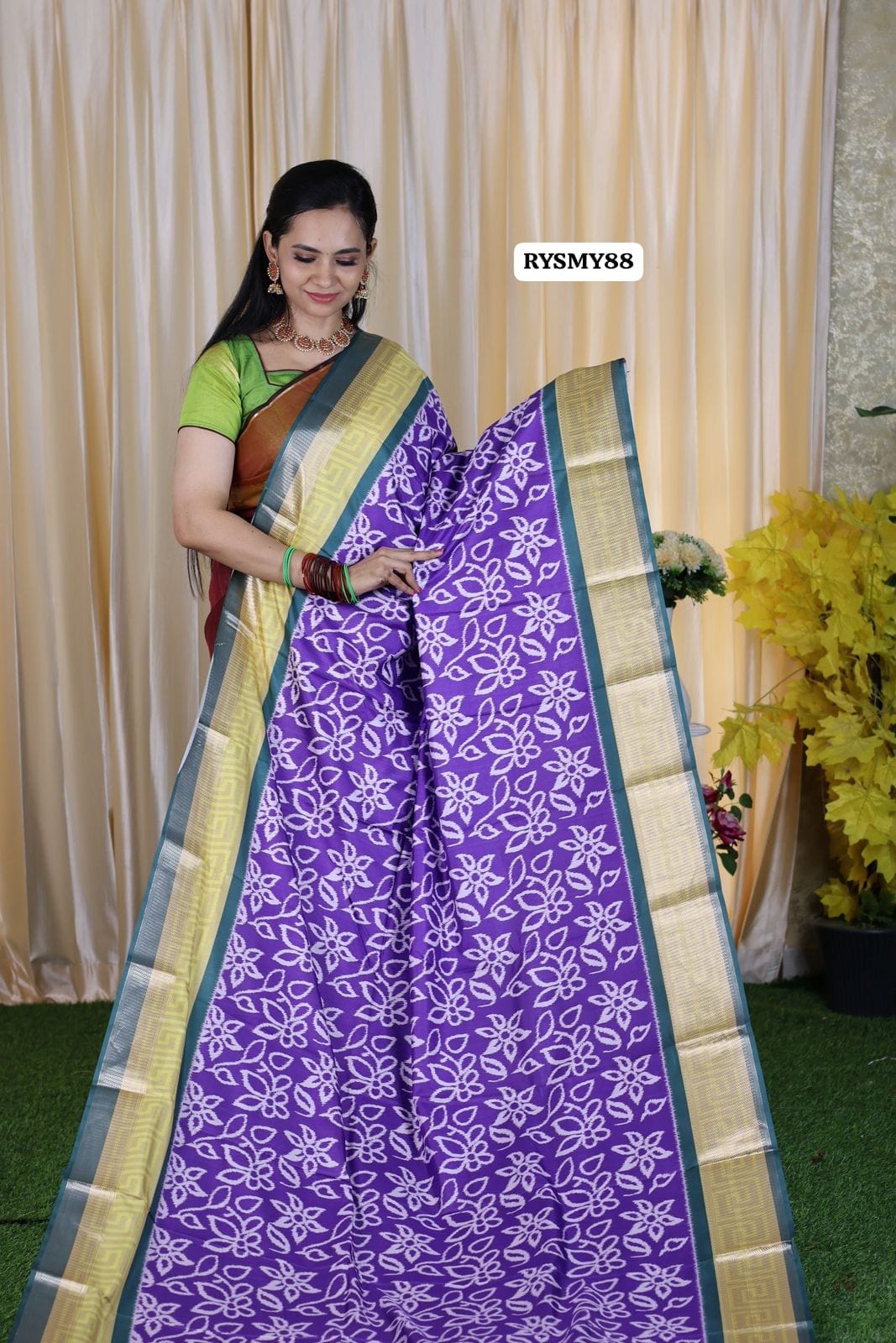 Ikkart soft silk saree 😍🥳