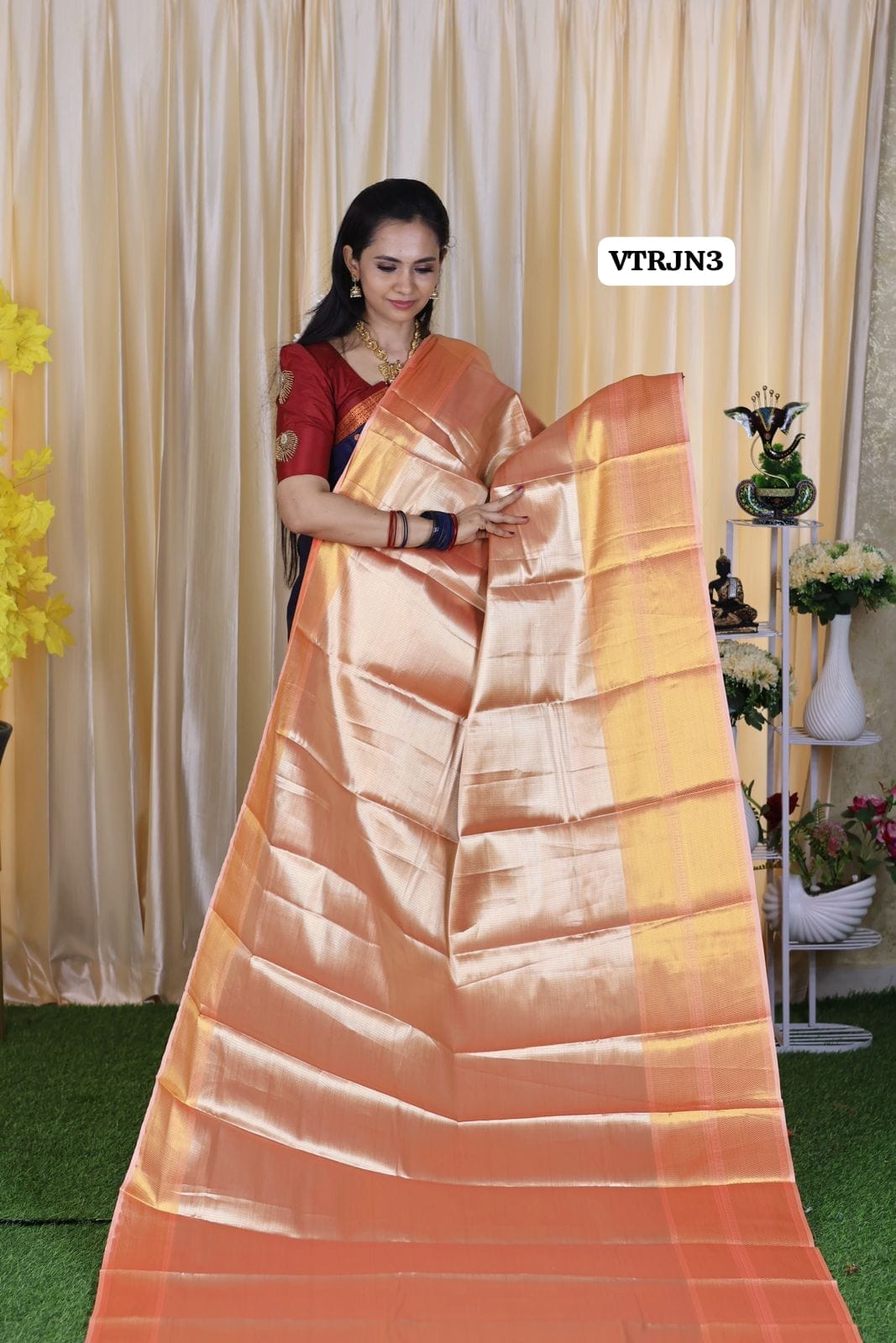 Kanchi bridal semi silk saree 🥳