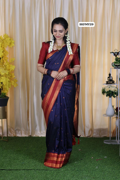 kanchi semi soft silk saree🥳