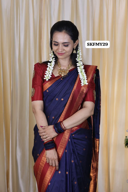 kanchi semi soft silk saree🥳