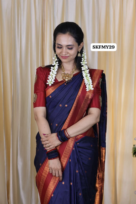 kanchi semi soft silk saree🥳