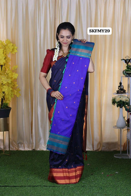 Kanchi semi soft silk saree 😍