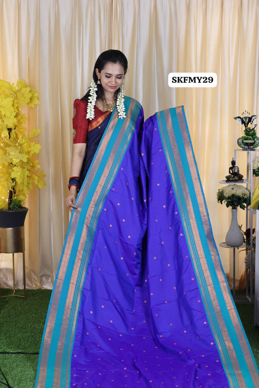 Kanchi semi soft silk saree 😍