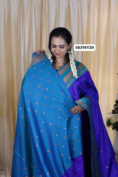 Kanchi semi soft silk saree 😍