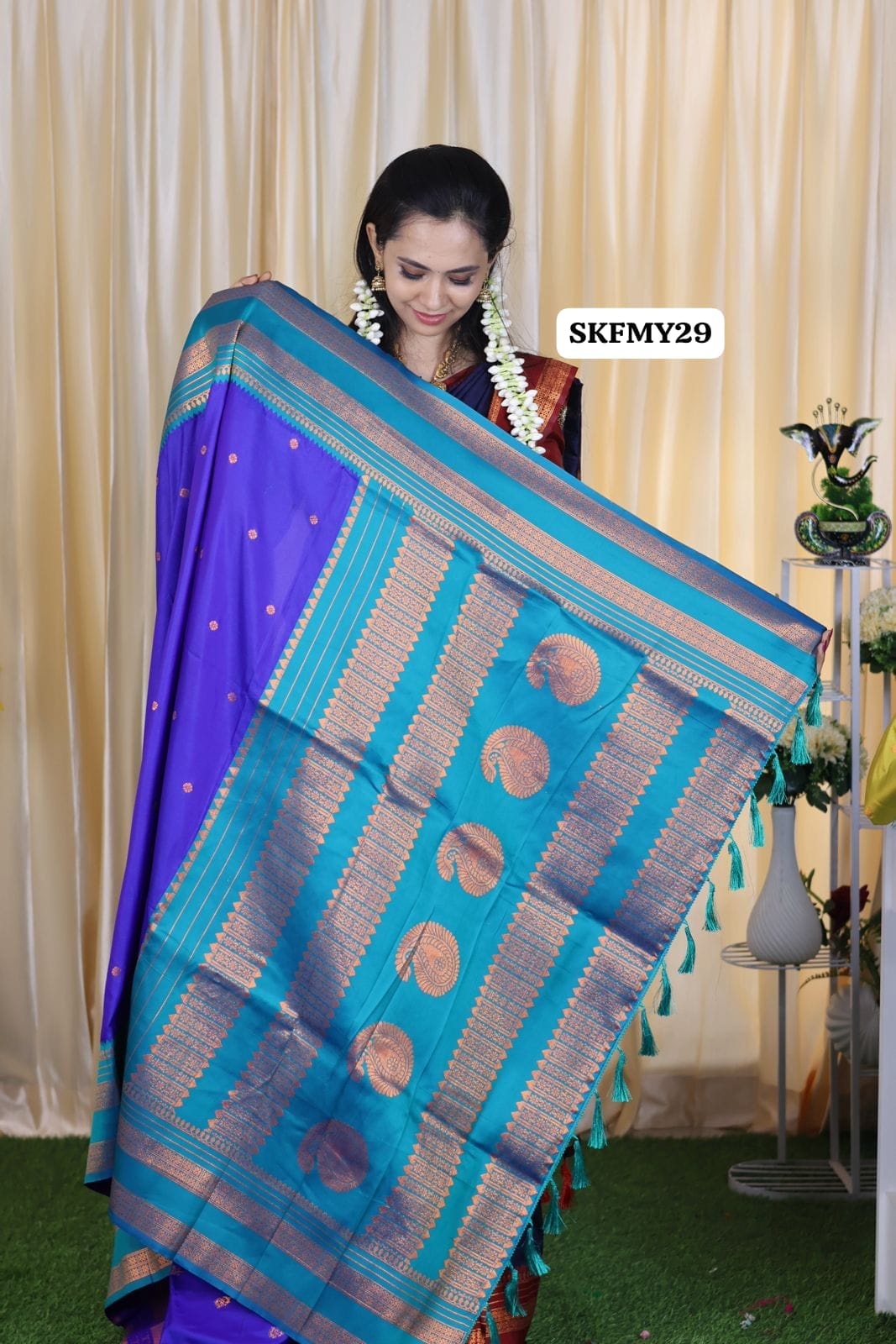 Kanchi semi soft silk saree 😍
